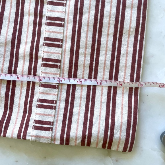 Sézane et Octubre Editions Paris 2013 Striped Tote Bag in Burgundy & Ecru - Picture 12 of 17